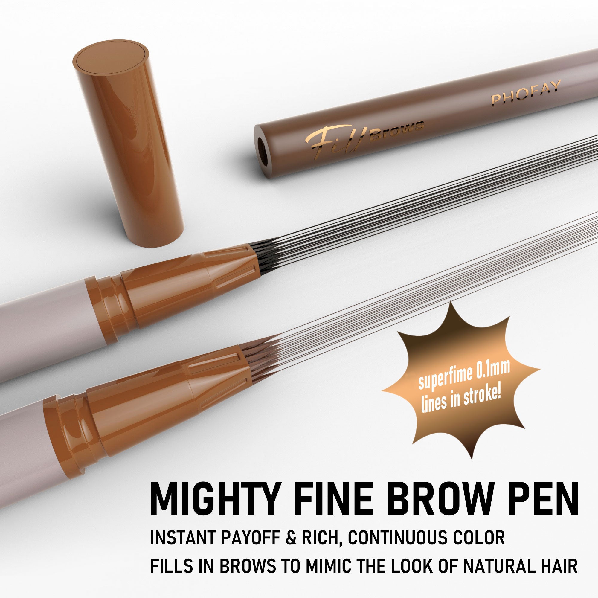 PHOFAY WATERPROOF WILD  EYEBROW PENCIL