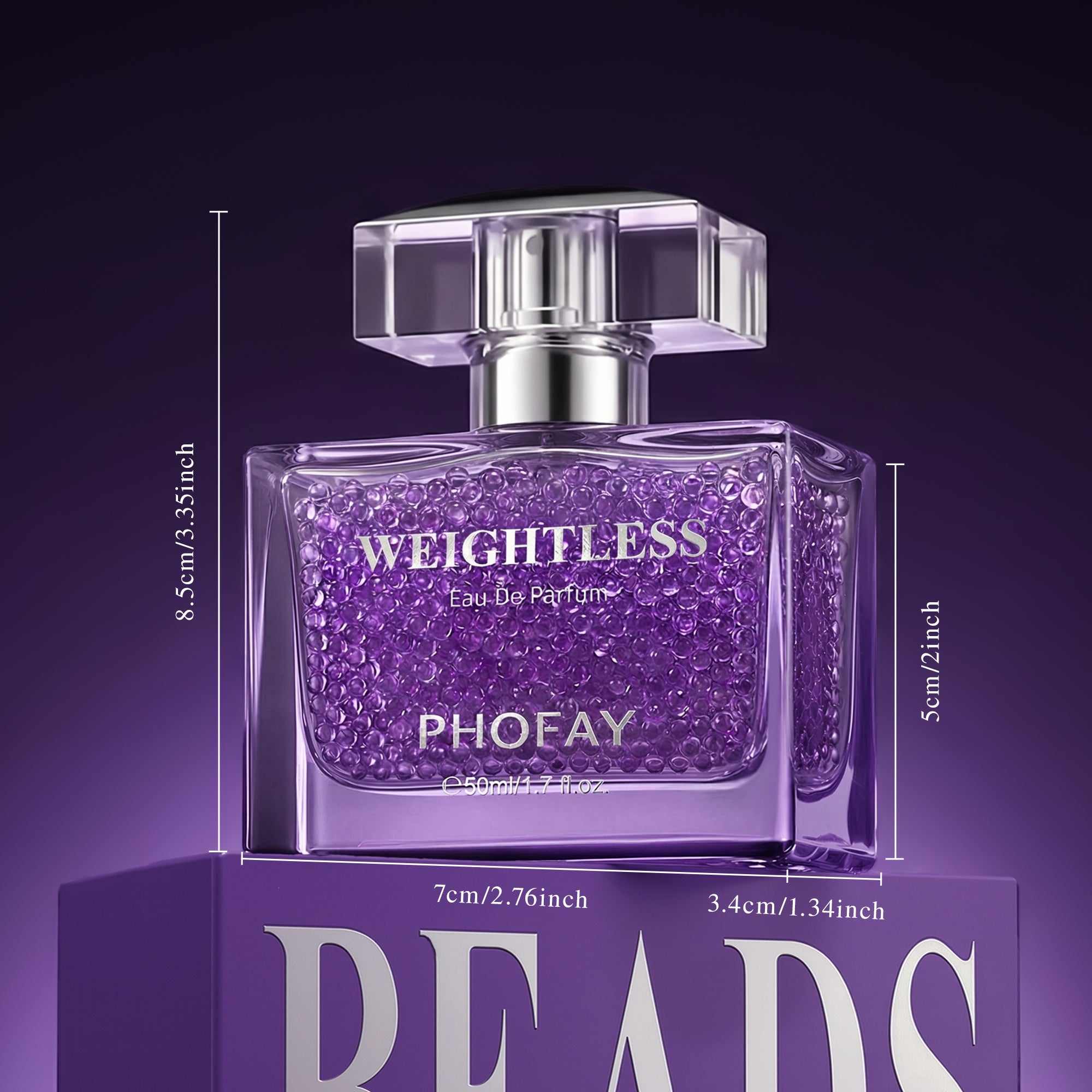 WEIGHTLESS Eau De Parfum A Soft Scent for Quiet Nights.