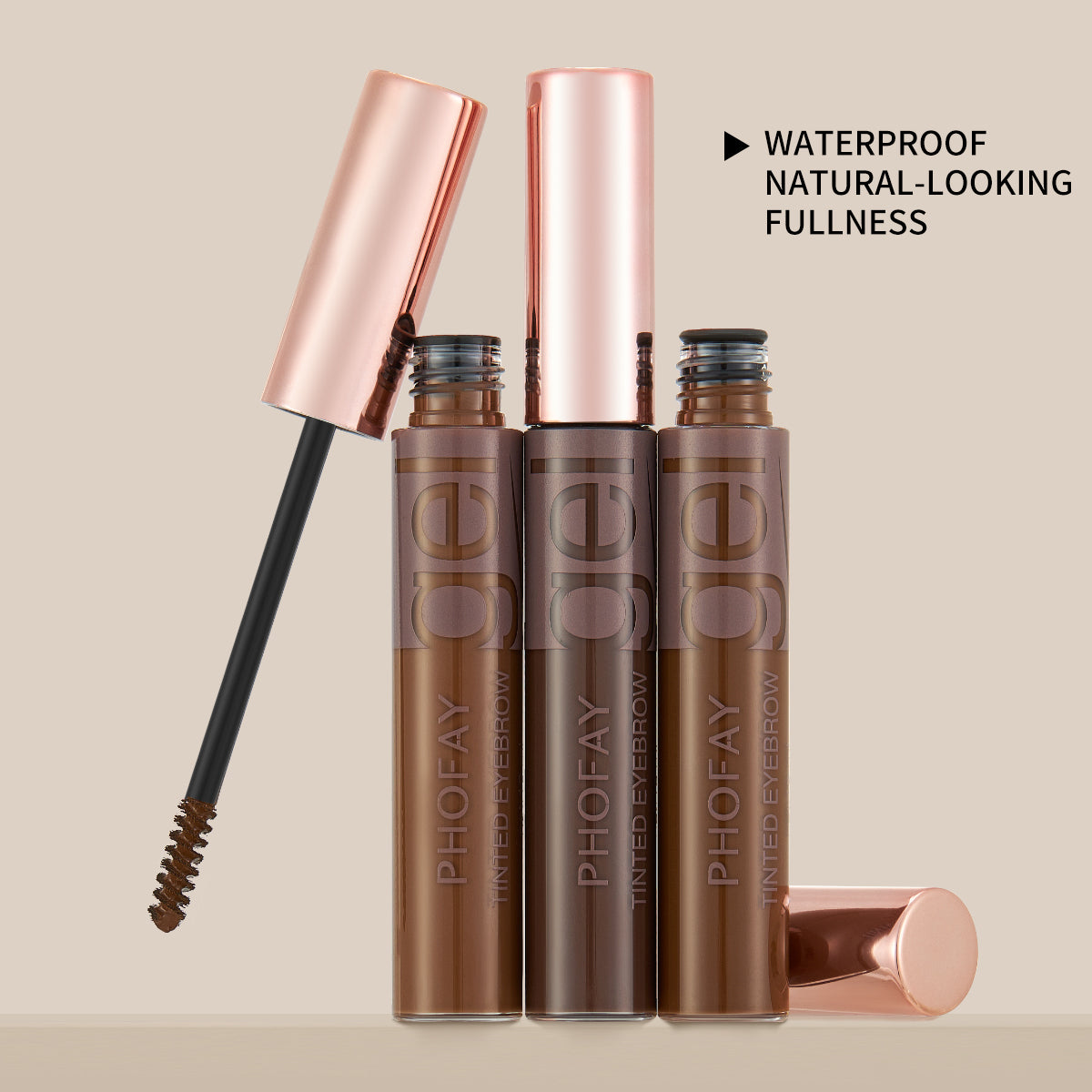 Phofay Eyebrow Tint Kit - Long-Lasting, Waterproof Brow Dye Gel
