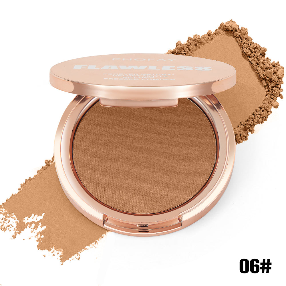 PHOFAY Matte Setting Pressed Powder