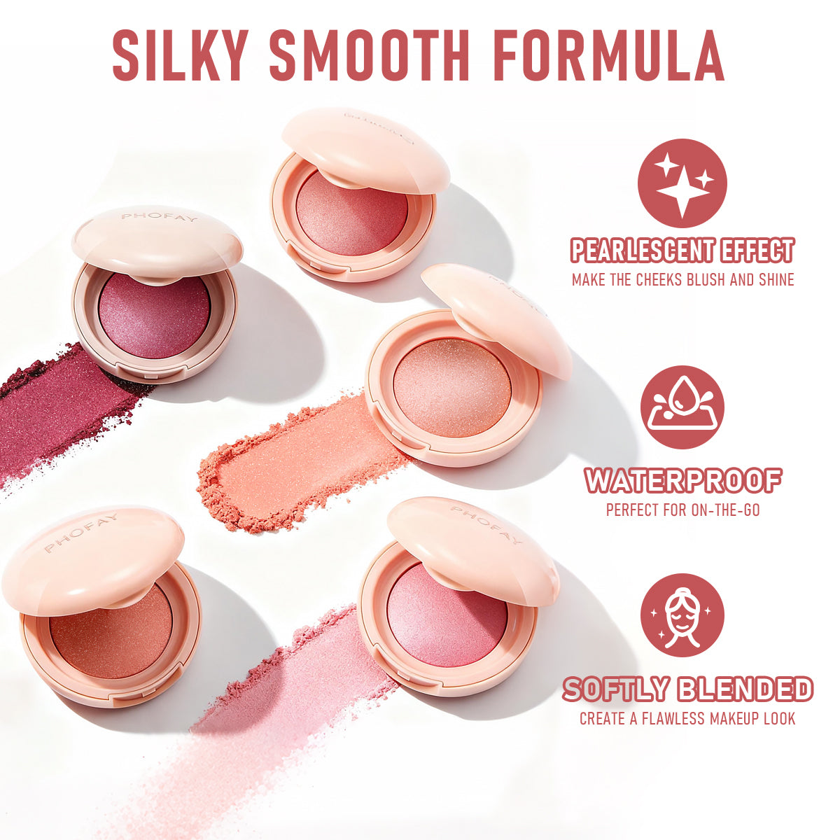 PHOFAY Luminous Powder Blush
