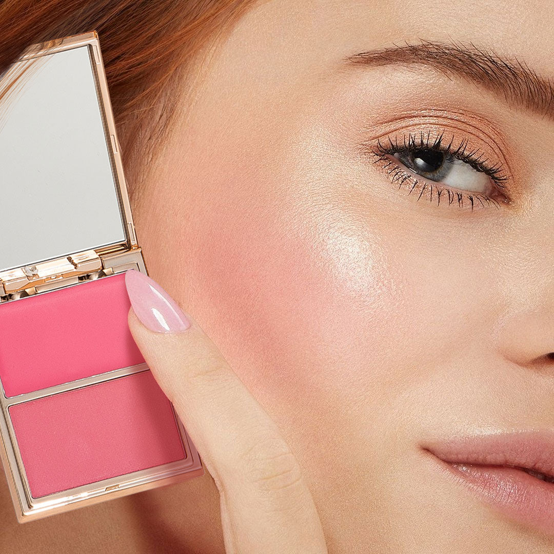 PHOFAY Double-Take Cream & Powder Blush Duo