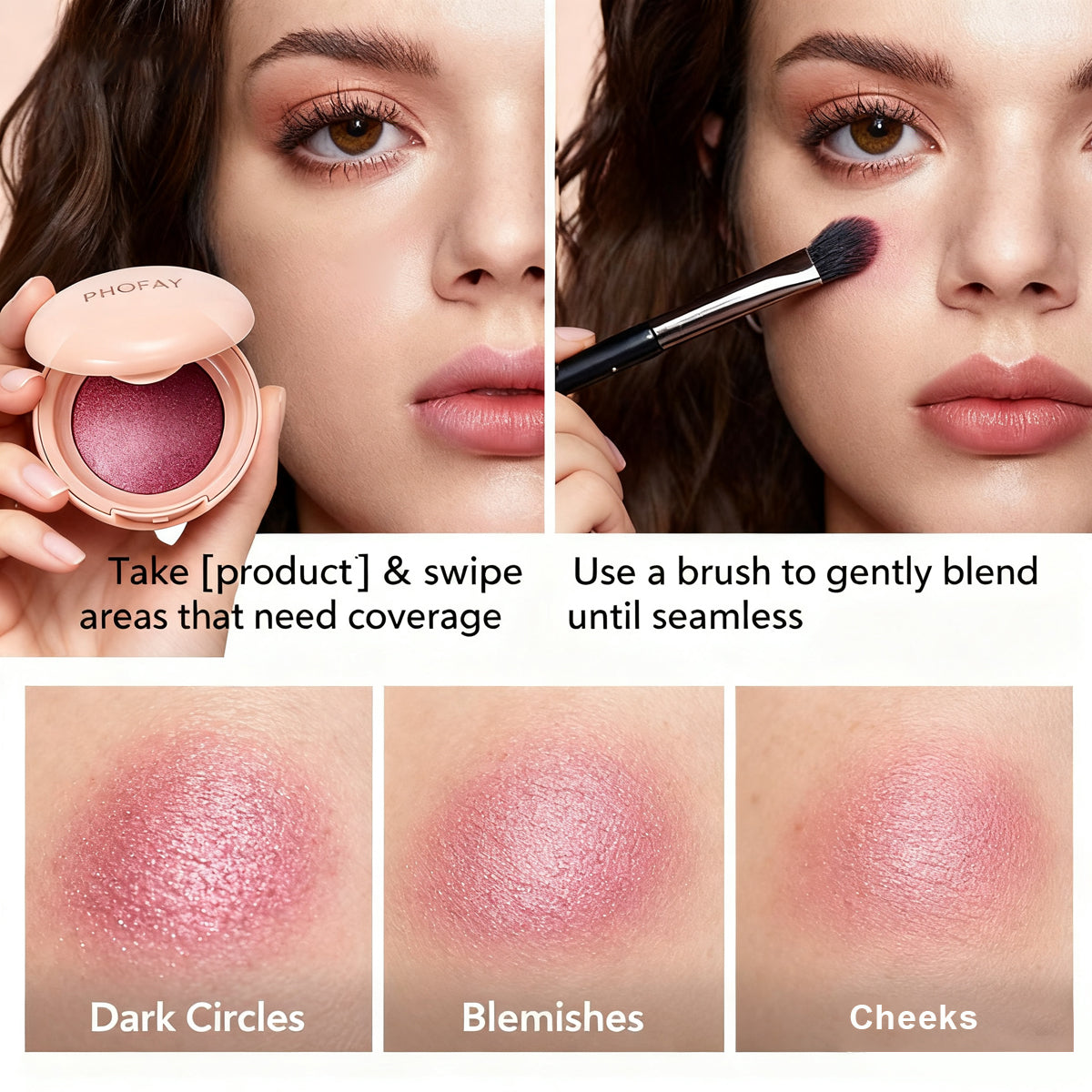 PHOFAY Luminous Powder Blush