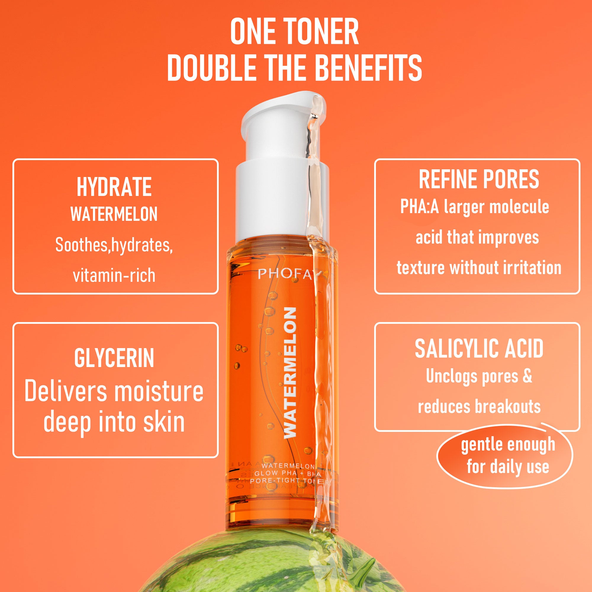 POR WATERMELON GLOW PHA + BHA PORE-TIGHT TONER