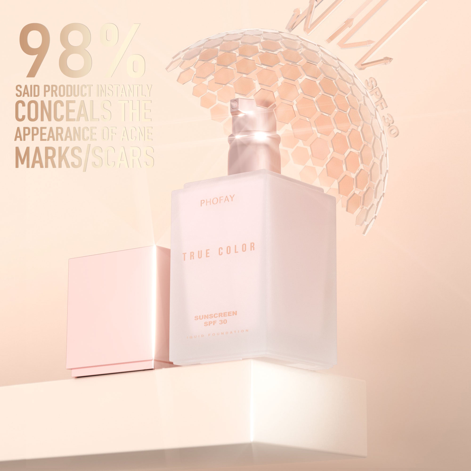 MATTE  SUNSCREEN LIQUID FOUNDATION SPF 30